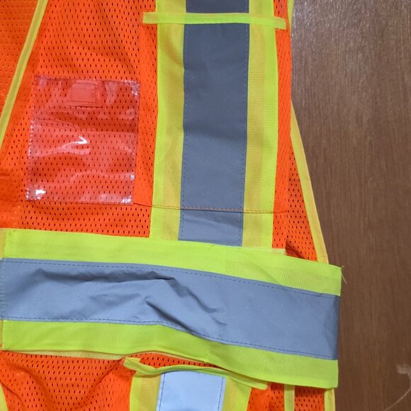 100% Polyester Soft Mesh Hi-Viz Vest NWOT - Picture 2 of 4
